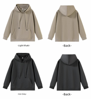 Vente en gros de sweats à capuche personnalisés en tricot lourd de 300 grammes, style automne, décontractés, avec logo imprimé, broderie unisexe, sweats à capuche pour hommes et garçons