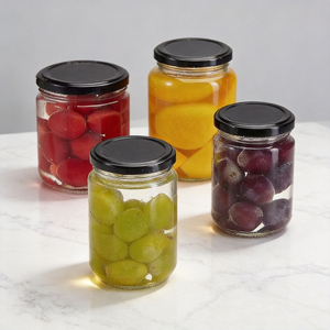 Vente en gros d'usine OEM, personnalisation de pots à yaourt, contenants alimentaires ménagers, pots en verre transparents avec couvercle - Product Image 6