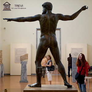 Lớn La Mã Thiên Chúa Tượng Hy Lạp Điêu Khắc Kim Loại Thủ Công Bronze Tượng của Zeus - Product Image 3