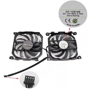 พัดลม CF-12915S เย็นสำหรับ <span class=keywords><strong>GTX</strong></span> 1070Ti X2 V2 GTX1070 V4 GTX750การ์ดกราฟิก750พัดลม<span class=keywords><strong>660</strong></span> - Product Image 3