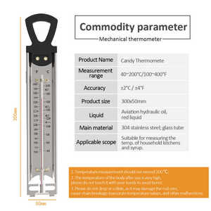 Sâu Fry đồ nấu nướng với nhà bếp sản xuất bia thực phẩm kẹo nhiệt kế Nhiệt độ cụ cho tùy chỉnh nấu nướng hỗ trợ OEM - Product Image 2