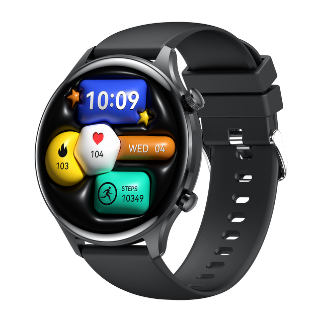 Amoled Smart Sports Watch with NFC Sedentary Reminder Touch Screen Android IP68 Waterproof 5-7 Days Battery Life