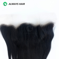 Ilusión HD Transparente de 13" x 4" para Cabello Chino Remy 100% Sin Procesar para Cierre de Encaje