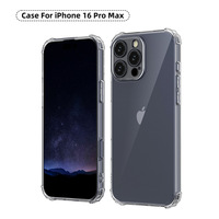 Ultra-mince Transparent Anti-rayures PM Clair Doux TPU Téléphone Couverture Arrière pour iPhone 16 15 14 Samsung Mobile Cas