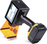 Marqueur laser portable pour le codage permanent sur métaux et plastiques avec batterie rechargeable pour une utilisation industrielle sur site