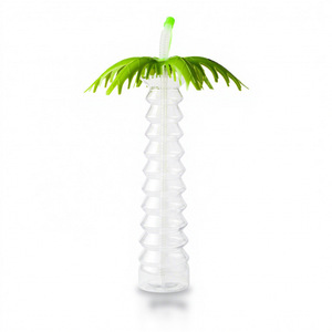 Gobelets à slush en forme de palmier de Unitedplastics, gobelets en plastique en forme de palmier pour boissons glacées - Product Image 2