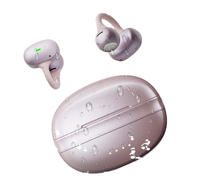 Écouteurs Métalliques pour Musique et Sport, Écouteurs 24 bits BT5.4 AAC SBC, Égaliseur Tri-Bandes, Haut-parleur 11 mm, Autonomie 36H, Affichage LED, HiFi, Vente en Gros