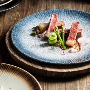 Nordic Design Dinner <strong>Set</strong> <strong>Plates</strong> Blue Modern Party Italian Round <strong>Plates</strong> Dinner <strong>Sets</strong> Ceramic Elegant <strong>Kitchen</strong> Dishes - Product Image 3