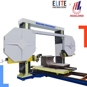 Hualong stone machinery HLSJ-2000 5 Axis CNC rock cutting Diamond Wire Saw profiling Machine for granite marble block shaping