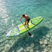 Planche à pagaie gonflable 2-en-1 haute stabilité, 33 pouces de large, pour le tourisme, avec siège de kayak et anneaux en D, pour adultes, surf et yoga