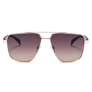 Nouveauté Designer, mode, lunettes de soleil métal OEM, personnalisées, UV400, lunettes de soleil polarisées rétro de haute qualité, lunettes de sol pour hommes - Product Image 2