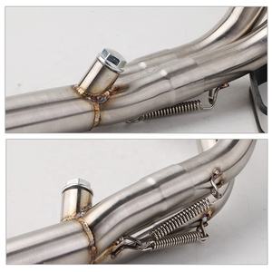 Modificación de silenciador de escape de motocicleta para Honda <span class=keywords><strong>CB500R</strong></span>/X/F CBR500 tubo medio de enlace de escape delantero de acero inoxidable - Product Image 3