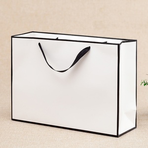 Bolsa de Papel para Ropa con Logotipo Personalizado, Bolsa de Papel para Compras al por Mayor, Económica - Product Image 1