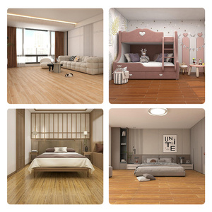 Carreaux de sol en céramique style nordique à effet bois, antidérapants, surface mate, pour villa, salon, chambre, bureau, balcon, usage intérieur - Product Image 2