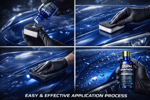 GRAPHONEX Revêtement Liquide Céramique au Graphène 22H Amélioré pour Peinture Automobile, Haute Brillance, Hydrofuge, Épaisseur 60µm, Auto-Réparateur, Garantie 10 Ans - Product Image 3