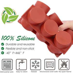 Moldes Redondos <span class=keywords><strong>para</strong></span> Galletas de Chocolate, <span class=keywords><strong>Molde</strong></span> de Silicona Cilíndrico, Perfecto <span class=keywords><strong>para</strong></span> Oreos Cubiertos de Chocolate - Product Image 5