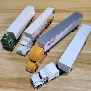 Camión Contenedor Americano de Juguete de Plástico Blanco a Escala 1:50, Personalizado con Logotipo, 23 cm, en Oferta, Modelo de Vehículo de Juguete Coleccionable - Product Image 5