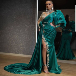 Sıcak pullu elbiseler kadın bayan zarif parti akşam Fishtail serpme Host Model kostüm sahne elbise <span class=keywords><strong>abiye</strong></span> - Product Image 1