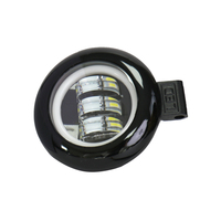 Lumière auxiliaire pour moto, projecteur blanc en plastique 20W, phare LED super lumineux avant, étanche IP65, 12-36V