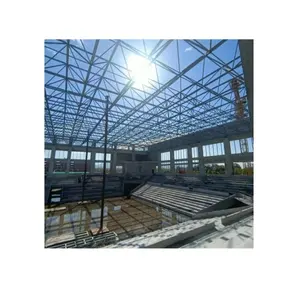 Pabrik desain kanopi atap lapangan olahraga stadion gimnium struktur baja aula Olahraga prefabrikasi