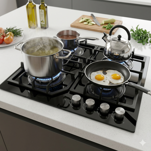 <span class=keywords><strong>Cocina</strong></span> de <span class=keywords><strong>Gas</strong></span> Empotrada de Fábrica OEM/ODM con 4 Quemadores y Superficie de Vidrio, <span class=keywords><strong>Cocina</strong></span> de <span class=keywords><strong>Gas</strong></span> LPG de 60 CM para Uso Doméstico - Product Image 3