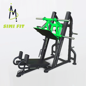 Presse à jambes à 70 degrés à charge libre série SM MXP, machine de musculation professionnelle pour l'entraînement des quadriceps, des ischio-jambiers et des groupes musculaires. - Product Image 1