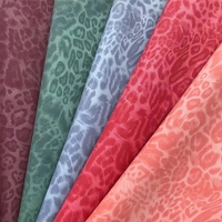 Cuir synthétique PU effet léopard nacré de 0,9 mm d'épaisseur pour canapé, siège de voiture, coussin, chaussures, tissu