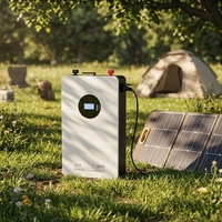 51.2V 100Ah 5.12kWh Baterai Penyimpanan Energi Rumah LiFePO4 Terpasang di Dinding Solar ESS dengan Smart BMS Komunikasi Bluetooth OEM ODM