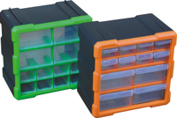 Cajón de 42 piezas pequeñas de plástico, contenedor de almacenamiento, organizador de Hardware y armario para manualidades, caja de herramientas para profesores, caja de herramientas de varios ataúd