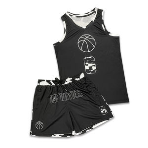 Camiseta de baloncesto con diseño de uniforme deportivo juvenil personalizada por sublimación completa - Product Image 1