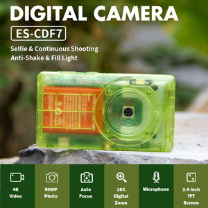 Factory Customize Vlog See-through Compact Auto 50MP 4K <b>Video</b> Portable Photo <b>Digital</b> <b>Camera</b> Factory Customize Vlog See-through S - Product Image 3