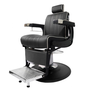 ขายร้อนคลาสสิกออกแบบเฟอร์นิเจอร์<span class=keywords><strong>Salon</strong></span>หนังสีดําโลหะ<span class=keywords><strong>Salon</strong></span>ผมNegroเก้าอี้Takara <span class=keywords><strong>Belmont</strong></span>ตัดผมเก้าอี้ - Product Image 1