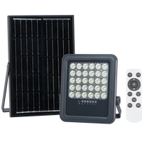 Projecteur solaire LED CHZ 200W/300W 130lm/W ultra lumineux IP65 avec puces SMD pour éclairage paysager