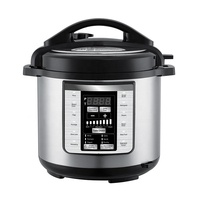 Cuisinière à pression électrique en acier inoxydable pour la maison, 5L/6L/8L/10L/12L, cuiseur à riz multifonctionnel commercial, cuve intérieure antiadhésive