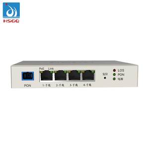 HSGQ-843 công nghiệp PoE onu 4 * GE cổng Mạng Cáp Quang ONT onu cho các giải pháp FTTH/FTTx RJ45 kết nối GPON/epon tương thích - Product Image 1