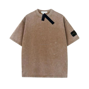 Camiseta Oversize de Verano 2026 para Hombre, Estilo Casual, 100% Algodón, Manga Corta, Lavado Vintage, Diseño Isleño - Product Image 4
