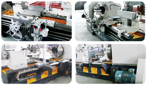 Q1327 China CE ISO exporta a ee.uu., Rusia, Emiratos Árabes Unidos manual agujero grande diámetro CNC tubería roscado máquina - Product Image 5