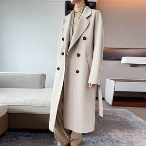 Fabricant professionnel ODM&OEM 2023, <span class=keywords><strong>manteau</strong></span> en <span class=keywords><strong>cachemire</strong></span> et <span class=keywords><strong>laine</strong></span> double face long personnalisé pour femmes - Product Image 6