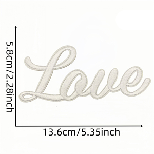 رقع مطرزة بالحروف قابلة للكي بالجملة، رقع تطريز عالية الجودة لتزيين الملابس والقبعات والسترات، زخارف يدوية الصنع - Product Image 3