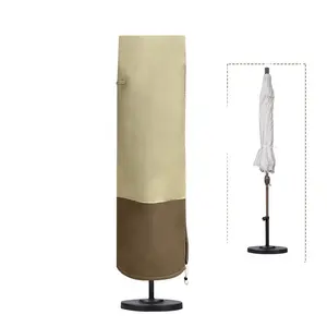 Cao Cấp Nhà Máy Thực Sự Bán Hàng Trực Tiếp Nhiệm Vụ Nặng Nề 600D Oxford Umbrella Bìa Patio Ô Dù Che Không Thấm Nước Chống Bụi