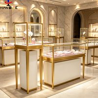 Vitrine d'exposition moderne en métal et verre, étanche, pour montres et bijoux, meuble de design intérieur pour bijouteries