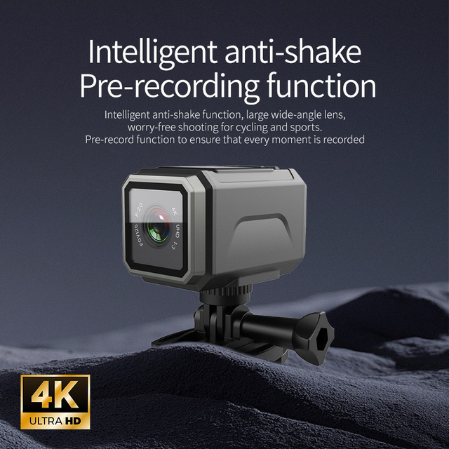 S1 New 4K Waterproof Action Camera 170 Wide Angle Support for Helmets Motorcycles Outdoor Cycling Biking