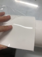 Voedselveilige siliconenfolie rol, zelfklevende siliconen rubberen plaat, dunne siliconen rubberen pakking, stempelplaat voor laboratorium