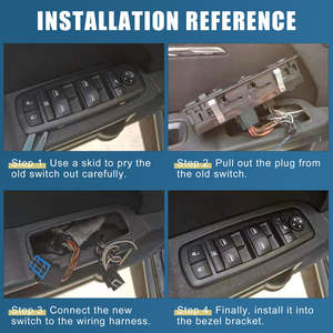 Sorgo prezzo all'ingrosso alzacristallo interruttore principale interruttore alzacristallo elettrico per auto elettrica per Toyota Nissan Mazda Honda auto giapponese - Product Image 6