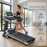 Tapis roulant pliable pour la maison, vitesse de course réglable, structure solide pour l'entraînement en intérieur