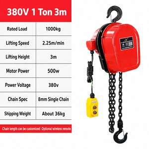 รอกยก 1 ตัน 380V ทางเลือกแทน <span class=keywords><strong>Kito</strong></span>/Hitachi, ยกได้ 3 เมตร, คุณภาพสูง, จากโรงงานโดยตรง - Product Image 2
