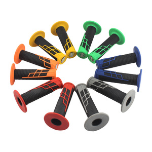 Zuqing Motorcycle Handlebar Grips Universal For Off Road Bikes Multi Color Non Slip Rubber With Locking End Cap - Product Image 5