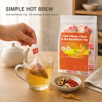 Tisane de Crinière de cheval en sachet, mélange d'herbes, 150g, 30 sachets, qualité supérieure, certifiée ISO, sachet stand-up, fournisseur en gros OEM ODM