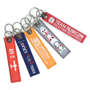 Embroidery Car <strong>Key</strong> Chain <strong>Key</strong> Id <strong>Label</strong> Tags Custom Logo Short Lanyards <strong>Key</strong> Tag Jet Tag for Airplane/Motorcycle Keychain - Product Image 3