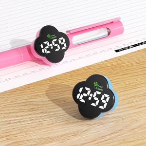 Nuevo Estuche para Bolígrafo con Trébol de Cuatro Hojas, Reloj Electrónico Silencioso para Estudiantes, Reloj de Clase con Tapa de Bolígrafo, Creativo, Resistente al Agua 10m - Product Image 2
